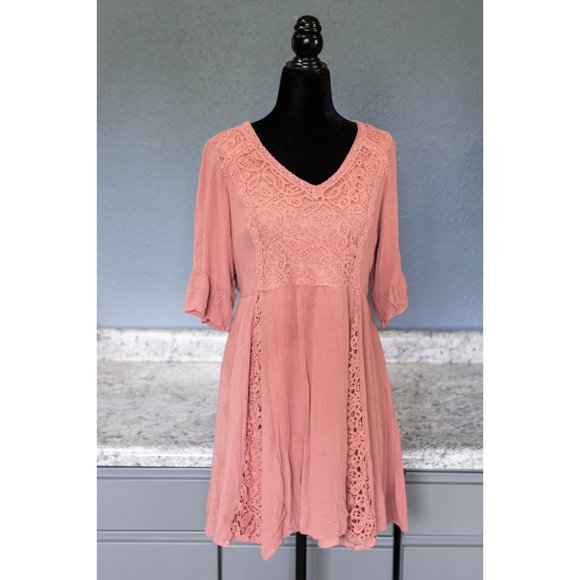 Maurices Rose Dress, Size Large - Picture 1 of 4